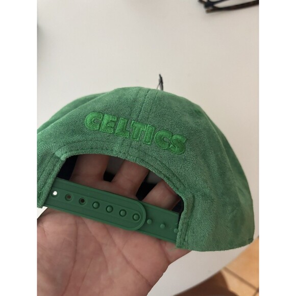 Boston Celtics Embroidered Faux Suede Sandy Snapback Hat Authentic Ultra GAME - Picture 3 of 7